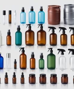 1000ml Clear Glass Bottle with Lotion Cap