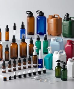 1000ml Amber Glass Bottle with Lotion Cap