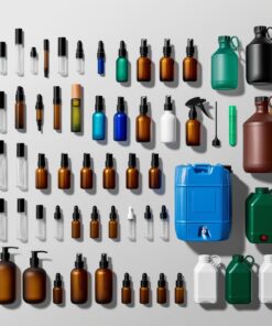 one liter glass bottle