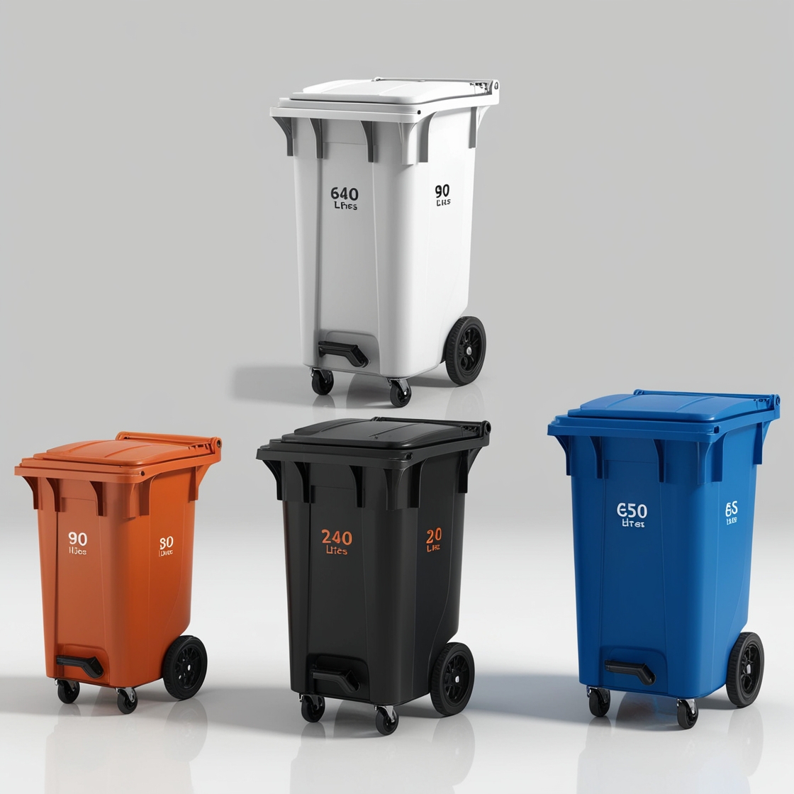 120ltr wheelie bin
