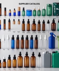 10000ml Amber Glass Bottle with Trigger Sprayer