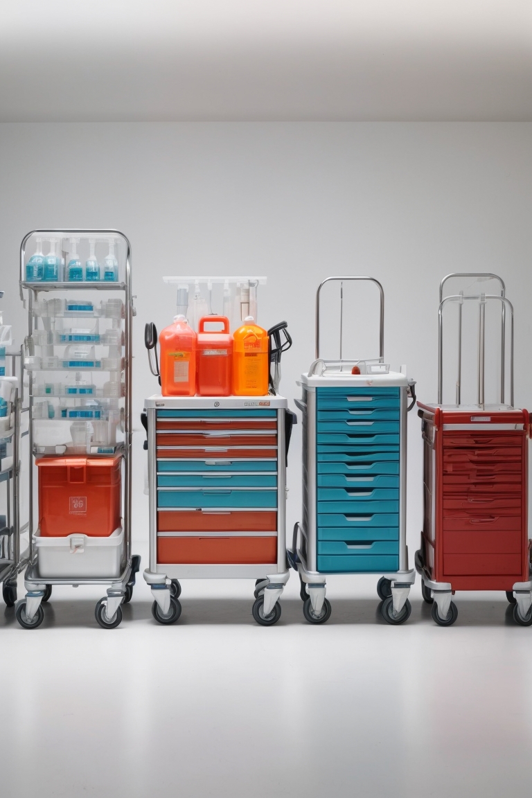 hospital medication trolley