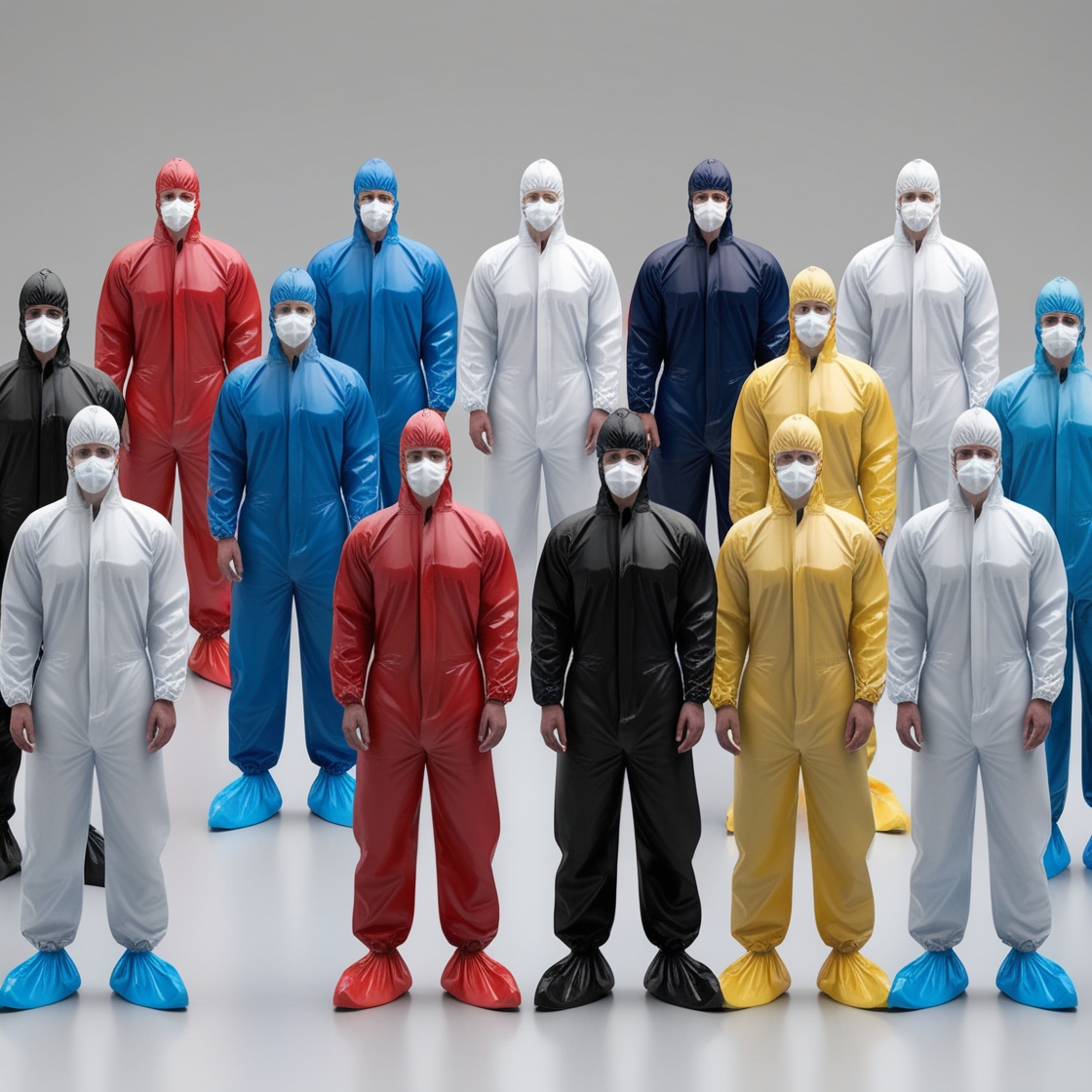 Reusable shoe covers Navy Blue Small