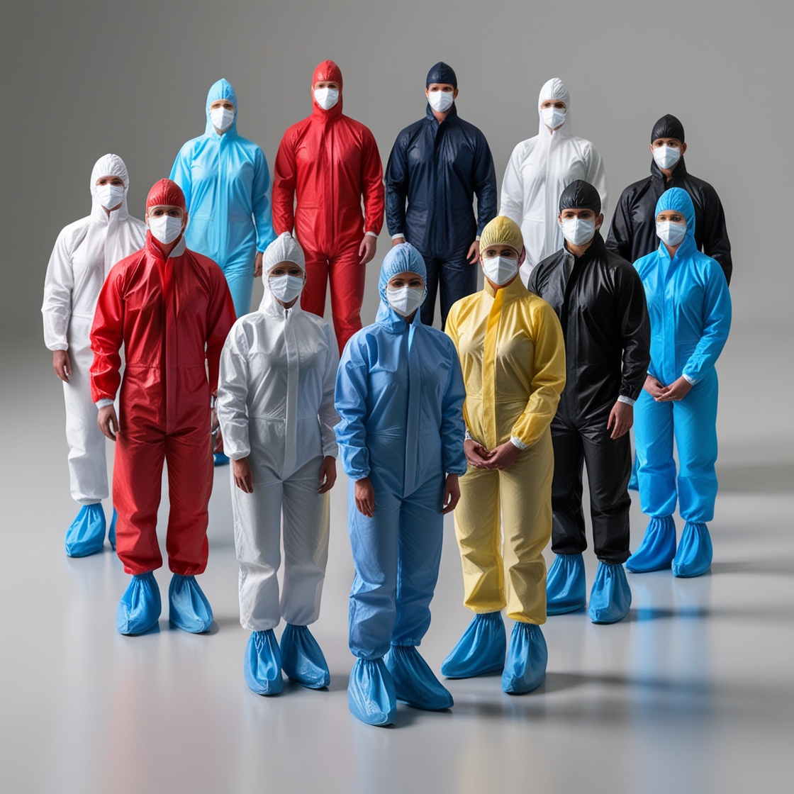 Reusable shoe covers Navy Blue Large