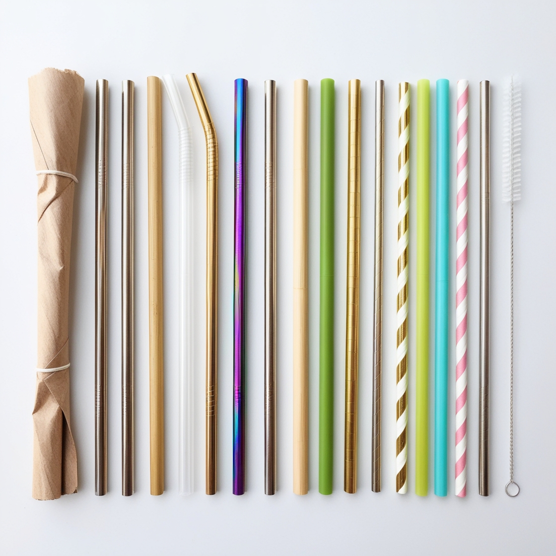 7.75 wrapped straws