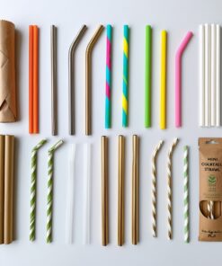 individually wrapped biodegradable straws