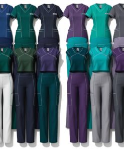 stylish medical scrubs