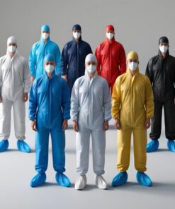 Disposable Coveralls Black XXX Large