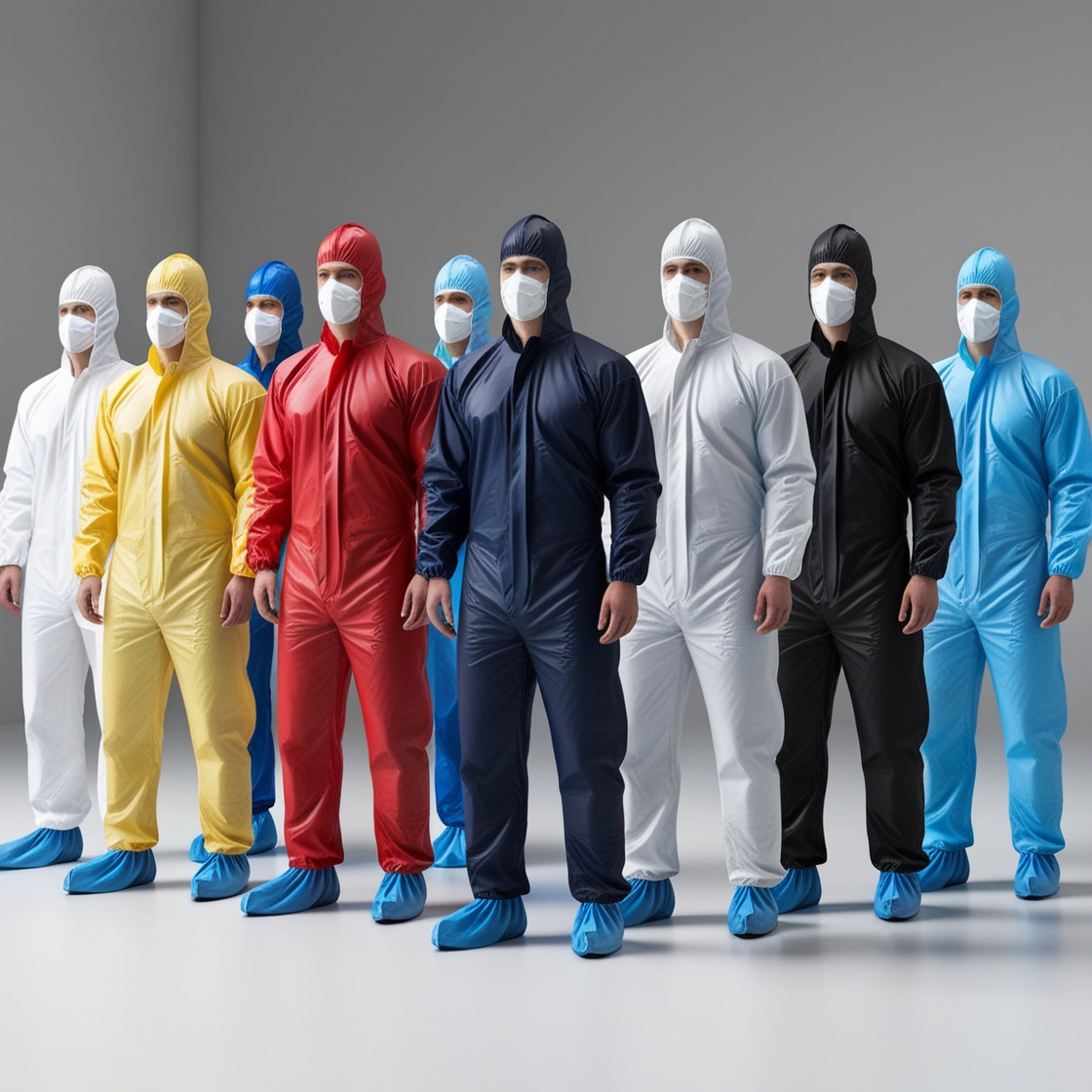 Disposable shoe covers Black Small