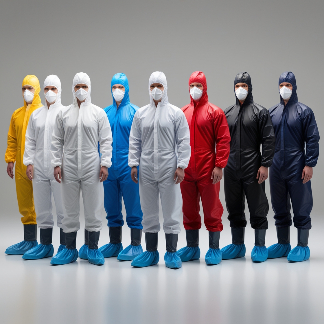 Blue Disposable Shoe Covers