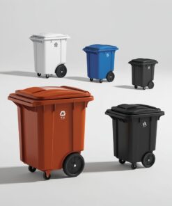360 litre waste bin