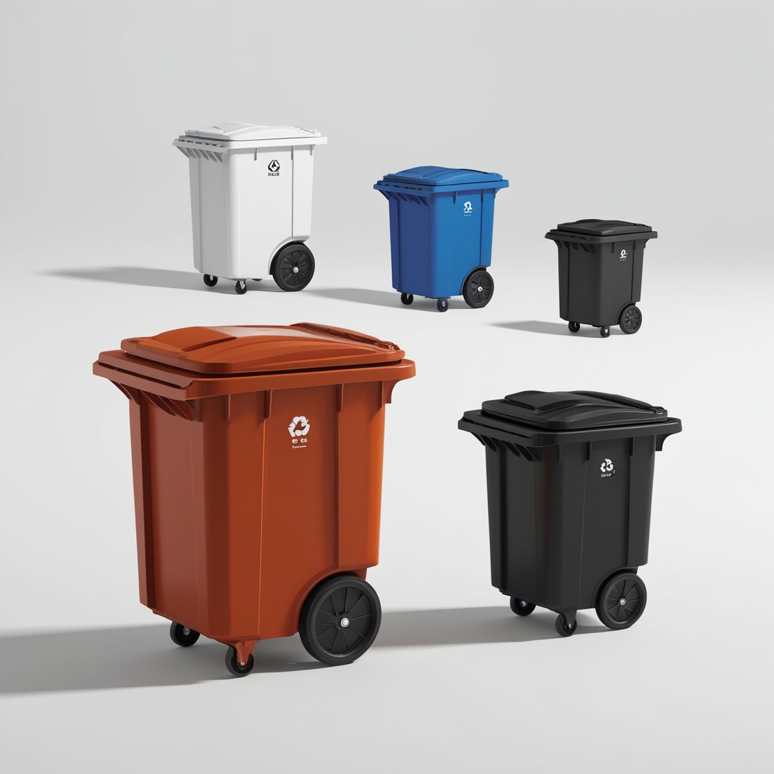 360 litre waste bin