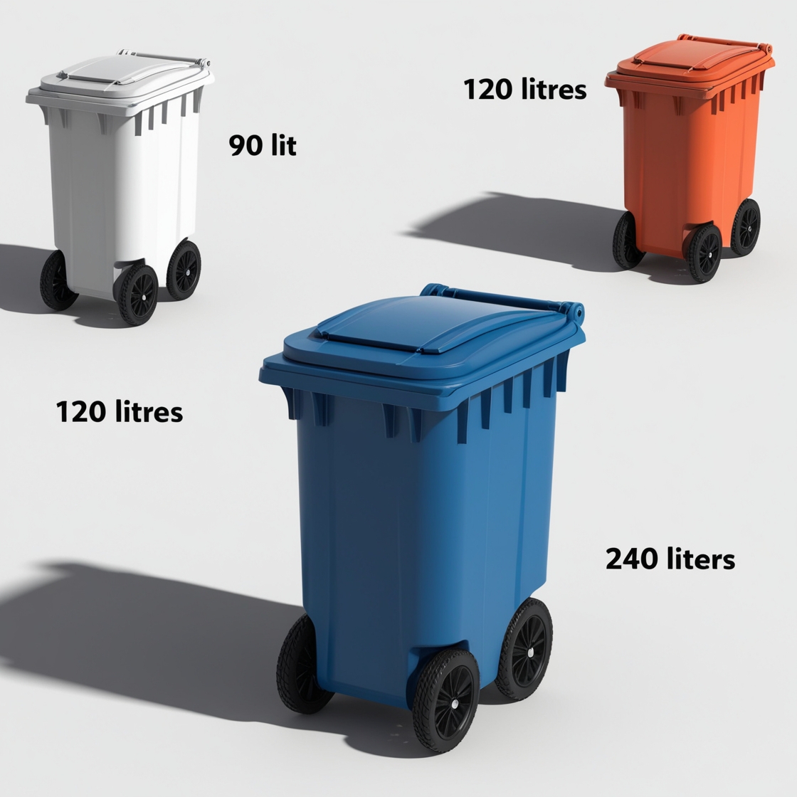 360l recycling bin