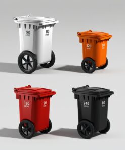 4 wheel bin