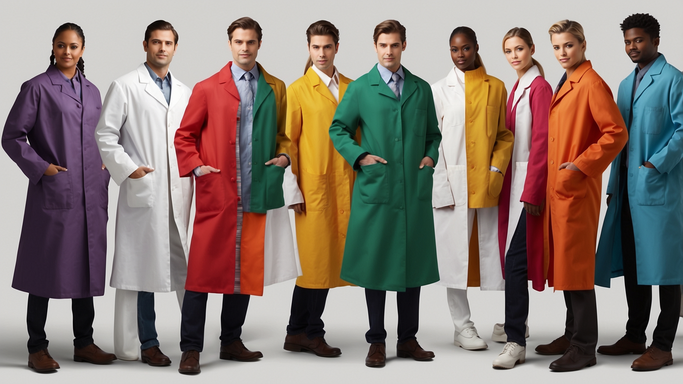 all heart lab coats