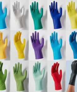 surgical gown and gloves