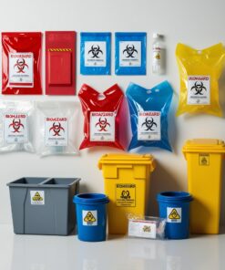 yellow sharps bin