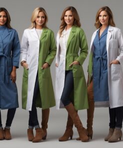 wrap around lab coat