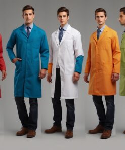 white science lab coats