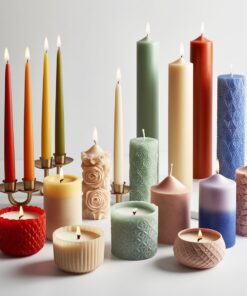 100 beeswax candles