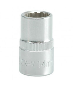 Bi-hex Socket - 12 Point - Chrome Vanadium - 1/2" Connector - Standard Length - 14mm - YT-1276