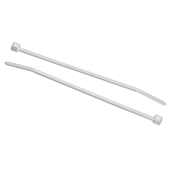 Cable Ties -104 x 2.5 mm - White - Pack of 100 - TOOC122W