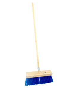 Bass Broom - Complete - Synthetic Fibre - Wooden Handle - 99 Grip - 37.5cm - Pack of 3 - F3154