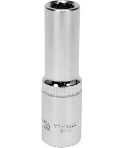 Bi-hex Deep Socket - 12 Point - Chrome Vanadium - 1/2" Connector - 76mm Length - 11mm - YT-12933