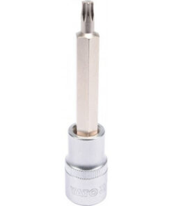 Torx Bit Socket - Male - Chrome Vanadium - 1/2" Connector - Long - T30 x 100mm - YT-04323