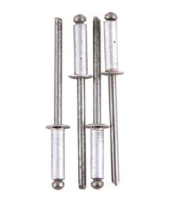 Rivets - Aluminium - 4.8 x 15mm - Pack of 100 - TOOR1666