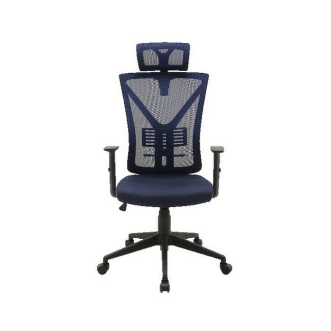 Office Chair - High Back - Santana - 127 x 60.5 x 64 cm - Mesh - Blue - QY-8151-1H