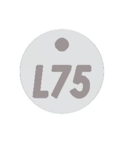 Plastic Locker Numbering Plate - Aluminium - BO1275