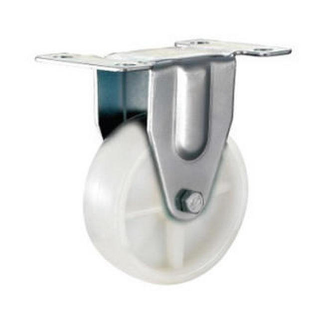 Castor Wheels - Polypropylene - Fixed Wheel - White - 100mm - TOOC417