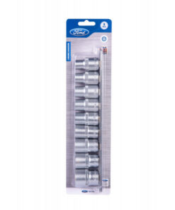 Socket Set - 1/2" Drive - 10 mm to 22 mm - Chrome Vanadium - 9 Piece - FMT-046
