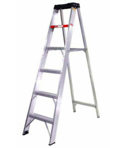 Stepladder - Industrial Heavy Duty A-Frame Aluminium - 14 Steps - 4.2m - LAS14