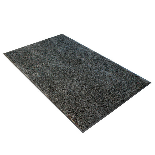 Absorbent Doortmat - Microfibre Washable Mat - 90 x 60 x 0.8 cm - Black - MF010001
