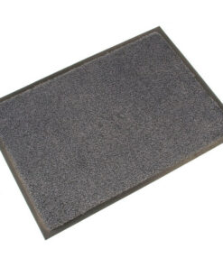 Doormat - COBAwash Dirt Trap Entrance Mat - 85 x 60 x 0.8 cm - Black and Grey - LM010601