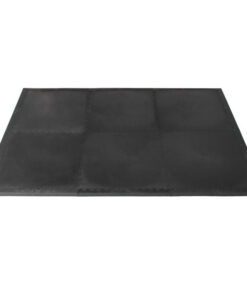 Chair Mat Kit - 6 Tiles and 10 Edges - 150 x 100 x 0.6cm - Black - LGTE010002