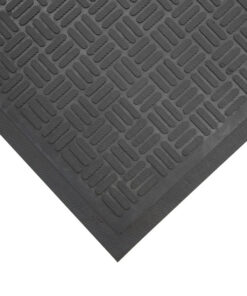 Workplace Mat - COBAscrape Anti-Slip - 150 x 85 x 0.6cm - Black - CS010002