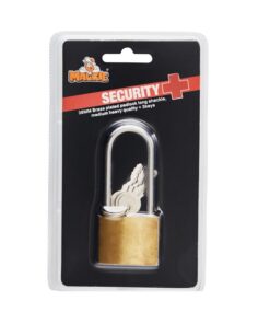 Brass Padlock - Long Shackle - Iron - 38mm - 97031235