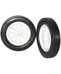 Plastic Spoked Wheels - Polypropylene - 180mm ⌀ - Pack of 2 - RATA180