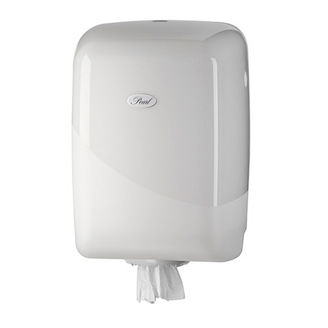 Paper Towel Dispenser - Centrepull - Manual - Pearl - White - HD_64