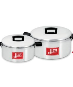 Pots with Lids - Combination - 4 Piece - Hart J7 - Aluminium - 175mm - 200mm Pots - 700078