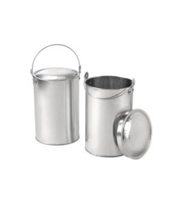 Impala Galvanised Billy Can - Metal - 5L - Pack of 24 - 33615