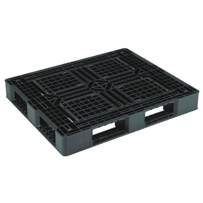 Stackable Plastic Pallet - SABS Approved - Black - Pack of 15 - SP1210150-black