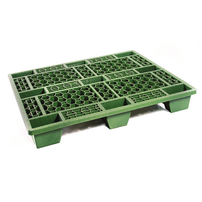 Pallet - Plastic - Nestable - SABS Approved - 1200 x 1000 mm - Green - Pack of 50 - CT6000-green