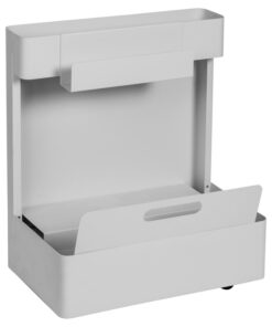Mobile Desk Caddy - Steel - 54 x 33 x 60 cm - White - 842-MS12-01