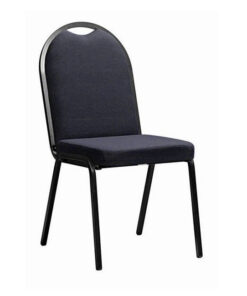 Office Chair - Banquet Side Chair - No Arms - Square Tube - 90 x 46 x 64 cm - SE020-black