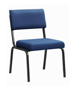 Office Chair - Economy Side - No Arms - Square Tube - 88 x 60 x 60 cm - SE018-blue
