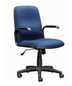 Office Chair - Mid Back - Swivel and Tilt - 92 x 56 x 65 cm - SE003-blue